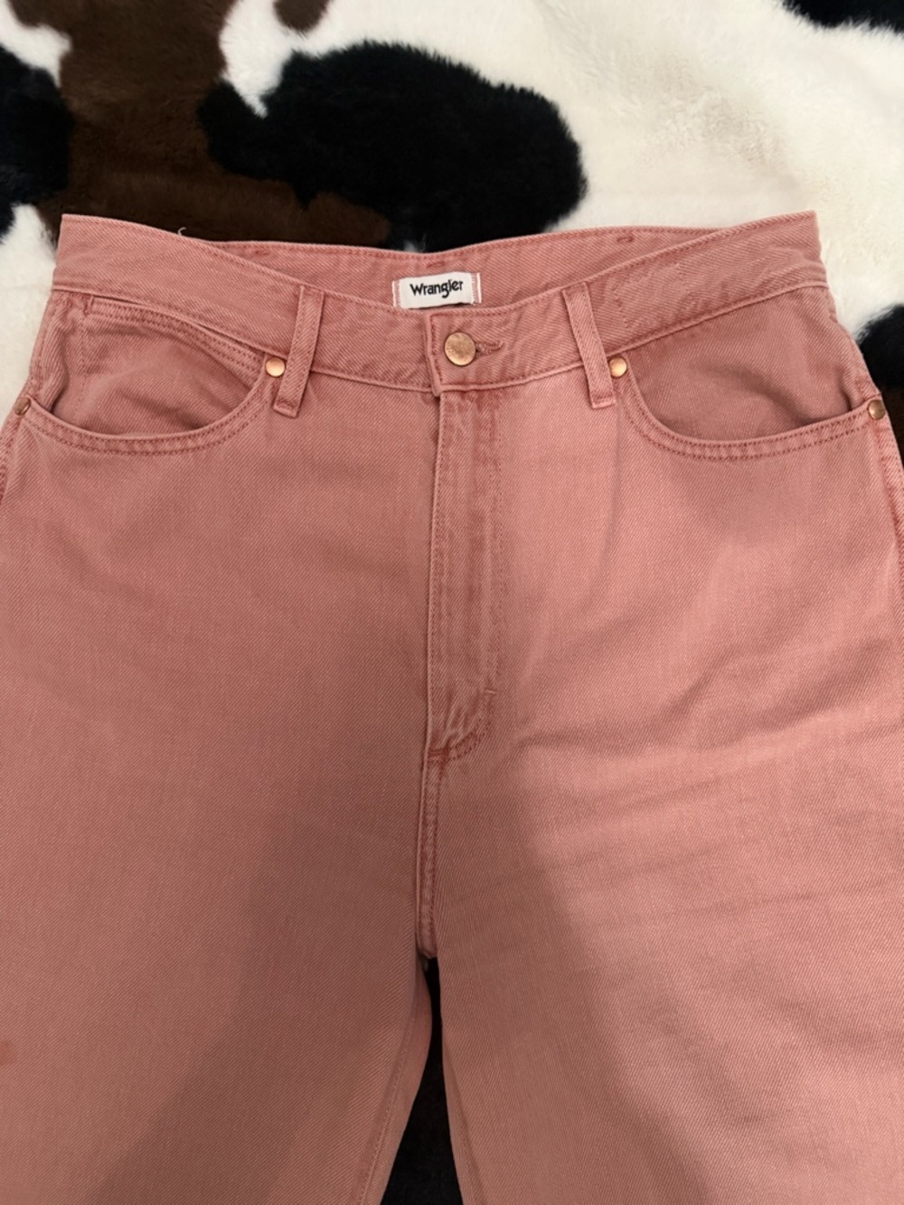 Pink Wrangler Wanderer Wide Leg Jeans - Picture 2 of 7